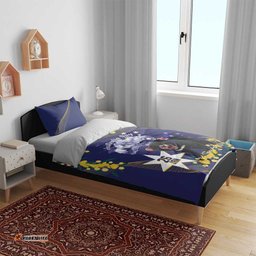 Tasimania Devil Australia Day Bedding Set Aussie Aussie Aussie Oi! Oi! Oi! Blue