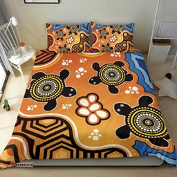 Aboriginal Bedding Set - Indigenous Art Patterns Ver04