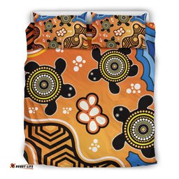 Aboriginal Bedding Set - Indigenous Art Patterns Ver04