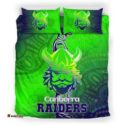 Raiders Rugby Bedding Set - Custom Anzac Raiders Rugby Gradient Style Bedding Set RLT13