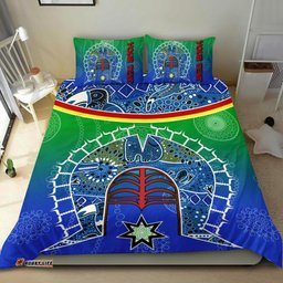 Personalised Bedding Set - Torres Strait Symbol With Aboriginal Patterns