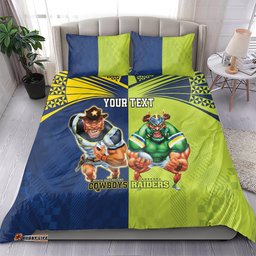 Custom Raiders and Cowboys Bedding Set Together Sporty Style