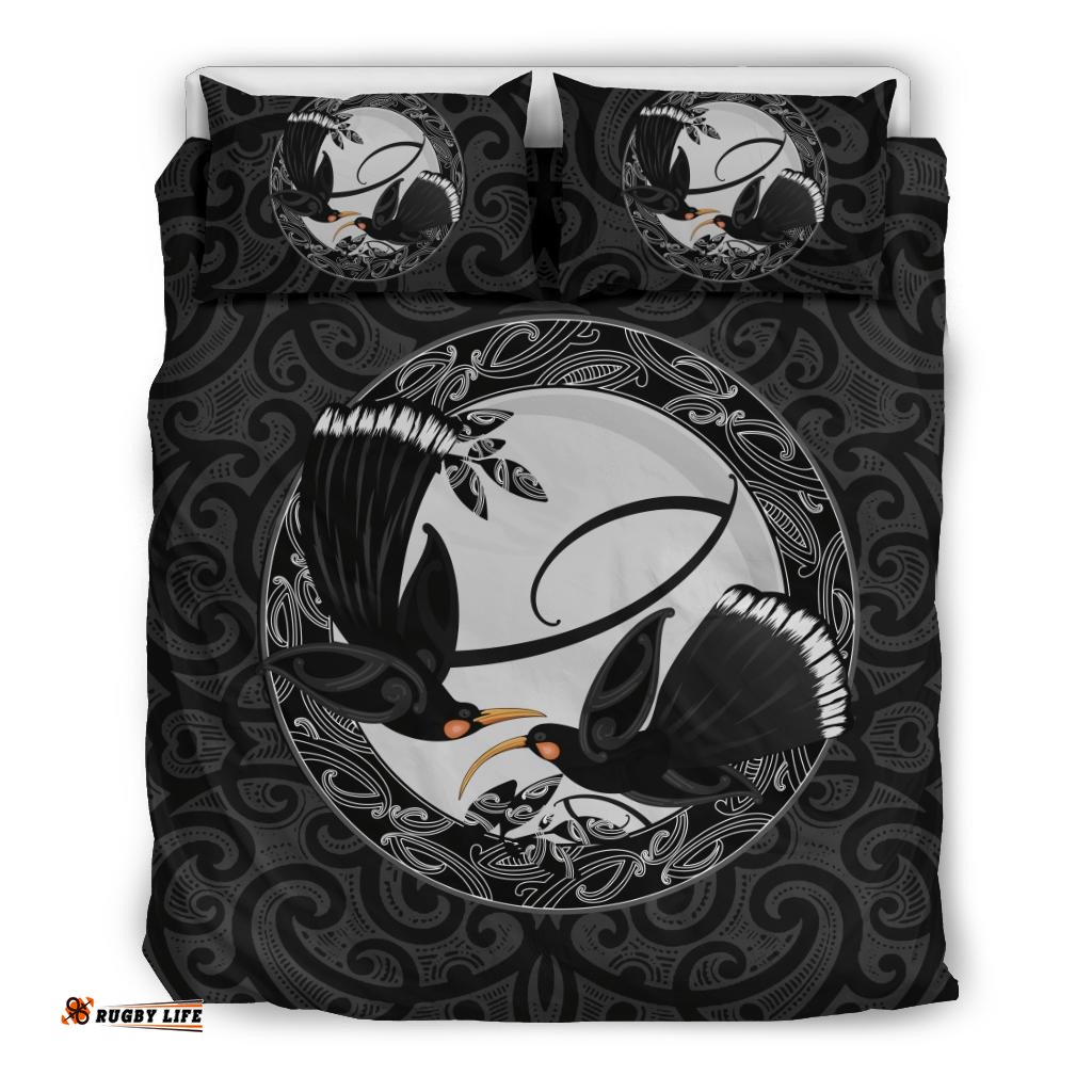 New Zealand Huia Bird, Maori Bedding Set