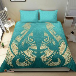 New Zealand Maori Hei Matau Tattoo Bedding Set