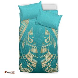 New Zealand Maori Hei Matau Tattoo Bedding Set