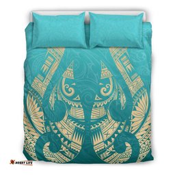 New Zealand Maori Hei Matau Tattoo Bedding Set