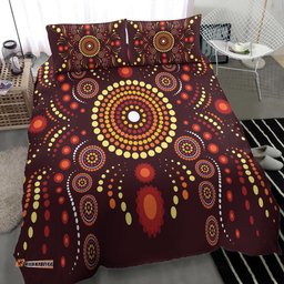 Aboriginal Bedding Set - Indegenous Dot Painting Art