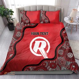 Custom Melbourne Renegades Bedding Set Indigenous Art Grunge Style