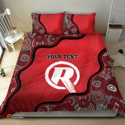 Custom Melbourne Renegades Bedding Set Indigenous Art Grunge Style