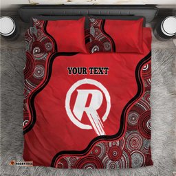 Custom Melbourne Renegades Bedding Set Indigenous Art Grunge Style