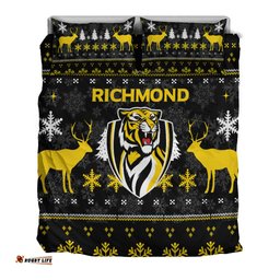 Richmond Football Club Bedding Set - Christmas Ugly Style -