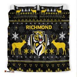 Richmond Football Club Bedding Set - Christmas Ugly Style -