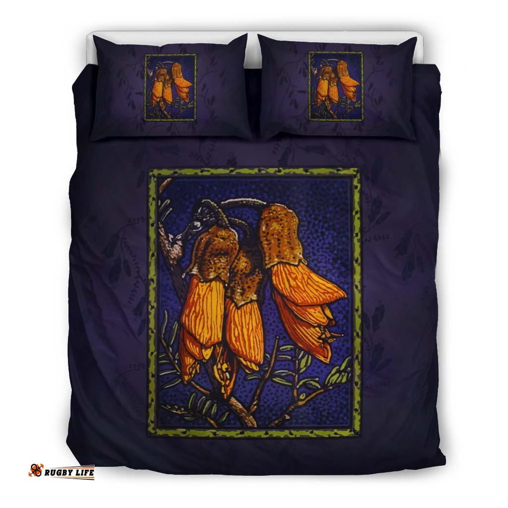 New Zealand Kowhai Flower Bedding Set