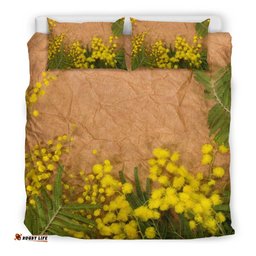 Australia Bedding Sets - Golden Wattle Bed Vintage Landscape Art Sets