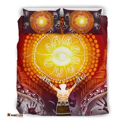 Aboriginal Bedding Set NAIDOC Week - Because Of Her, We Can
