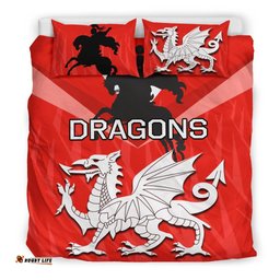 St. George Illawarra Dragons Bedding Set 06
