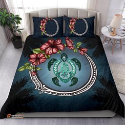 Polynesian Bedding Set Polynesian Ohana Turtle Hibiscus Mother Son