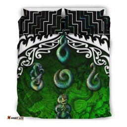 New Zealand Maori Symbols Poutama Bedding Set