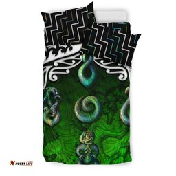 New Zealand Maori Symbols Poutama Bedding Set