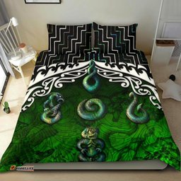 New Zealand Maori Symbols Poutama Bedding Set