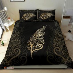 Light Silver Fern New Zealand Bedding Set Golden