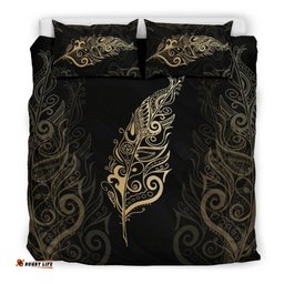 Light Silver Fern New Zealand Bedding Set Golden