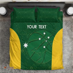 Custom Australia Basketball Bedding Set Go Champions Aussie Boomers National Color
