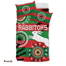 South Sydney Rabbitohs Indigenous Bedding Set Country Style No.1