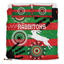 South Sydney Rabbitohs Indigenous Bedding Set Country Style No.1