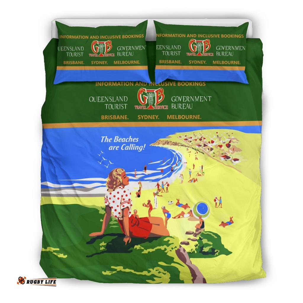Bedding Sets - Queensland Bed Vintage Poster Sets