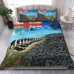 VibeHoodie Bedding Set - New Zealand Anzac Day Lest We Forget Bedding Set