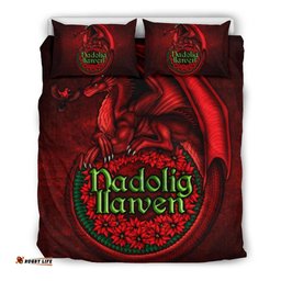 Wales Bedding Set Christmas Dragon