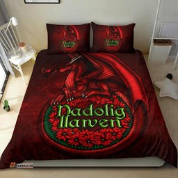 Wales Bedding Set Christmas Dragon