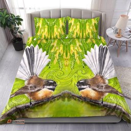 Fantail On Kowhai Bedding Set