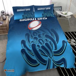 Waratahs Rugby Bedding Set - Custom Australian Native Flowers Bedding Set RLT13