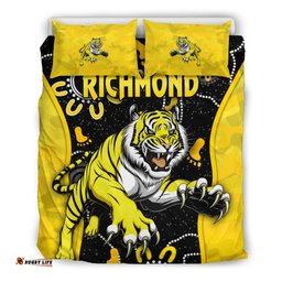 Richmond Football Bedding Set Tigers Anzac Day Unique Indigenous
