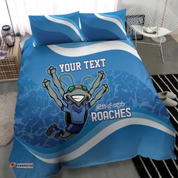 Custom NSW Cockroaches Blues Bedding Set New South Wales Origin No2