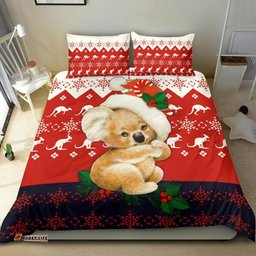 Christmas Bedding Sets Koala Bed Kangaroo Symbol Snowflakes Sets