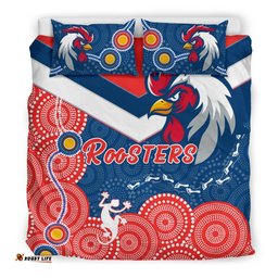 RooSTERS Bedding Set - Red Aboriginal Rugby