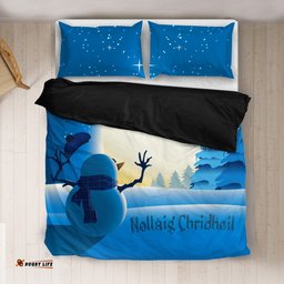 Scotland Bedding Set Scottish Snowman