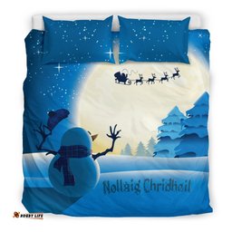 Scotland Bedding Set Scottish Snowman