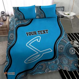 Custom Adelaide Strikers Bedding Set Indigenous Art Grunge Style
