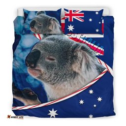 Bedding Set Australian Flag and Coat Of Arms Bedding Set Koala 3D
