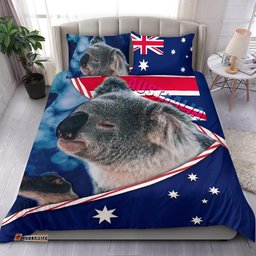 Bedding Set Australian Flag and Coat Of Arms Bedding Set Koala 3D
