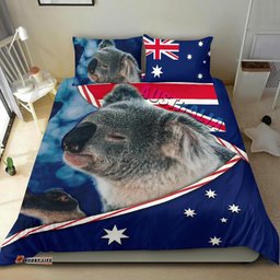 Bedding Set Australian Flag and Coat Of Arms Bedding Set Koala 3D