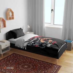 Custom Essendon and Collingwood Bedding Set Together Sporty Style