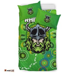 Naidoc Raiders Bedding Set Canberra Indigenous Style