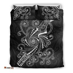 New Zealand Bedding Set, Tui Bird Tattoo Duvet Cover