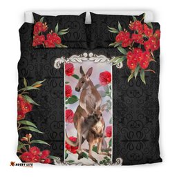 Bedding Sets - Kangaroo Bed Waratah Flowers Patterns Sets