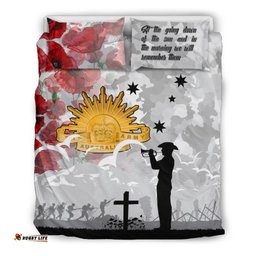 Anzac Bedding Set - We Will Remember Them